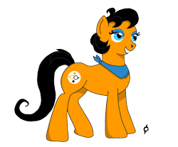 Size: 1322x1094 | Tagged: safe, artist:assertiveshypony, derpibooru exclusive, oc, oc only, earth pony, pony, clothes, earth pony oc, female, scarf, simple background, smiling, super straight, transparent background