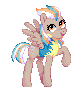 Size: 84x91 | Tagged: safe, artist:hikkage, oc, oc only, oc:wirlwind, pegasus, pony, clothes, pixel art, simple background, solo, transparent background, uniform, wonderbolts uniform