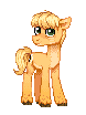 Size: 78x104 | Tagged: safe, artist:hikkage, oc, oc only, oc:graze, earth pony, pony, pixel art, simple background, solo, transparent background