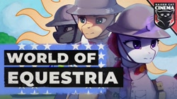 Size: 1280x720 | Tagged: safe, artist:mrscroup, earth pony, pony, unicorn, equestria at war mod, clothes, female, helmet, kaiser cat cinema, kaiserreich, male, military, uniform, war, world war i, youtube link, youtube thumbnail, youtuber