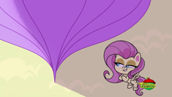 Size: 1920x1080 | Tagged: safe, screencap, fluttershy, pony, close encounters of the balloon kind, g4, g4.5, my little pony: pony life, female, mare, treehouse logo