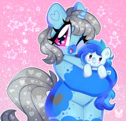 Size: 3540x3405 | Tagged: safe, artist:bunxl, oc, oc only, oc:roiling steam, pony, unicorn, bipedal, high res, looking at you, one eye closed, plushie, smiling, solo, sparkly mane, sparkly tail, starry eyes, tail, wingding eyes, wink
