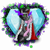 Size: 5000x5000 | Tagged: safe, artist:ginnythequeen, idw, king sombra, radiant hope, pony, unicorn, g4, commission, female, male, ship:hopebra, shipping, simple background, straight, transparent background