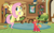 Size: 900x563 | Tagged: safe, artist:dashiesparkle, artist:dragondinolover84, artist:sinkbon, part of a set, big macintosh, fluttershy, earth pony, pegasus, pony, g4, female, fluttershy's cottage, male, micro, request, ship:fluttermac, shipping, size difference, straight
