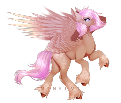 Size: 2428x2060 | Tagged: safe, artist:minelvi, oc, oc only, pegasus, pony, colored hooves, eyelashes, high res, hoof fluff, looking up, pegasus oc, rearing, signature, simple background, solo, transparent background, wings