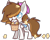 Size: 2120x1716 | Tagged: safe, artist:jetjetj, part of a set, oc, oc only, pegasus, pony, basket, chibi, chick, commission, easter egg, female, mare, mouth hold, solo, two toned wings, wings, ych result