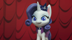 Size: 1920x1080 | Tagged: safe, screencap, rarity, pony, fashion failure, g4.5, my little pony: stop motion short, solo, stop motion
