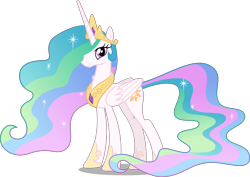 Size: 8000x5658 | Tagged: safe, artist:fruft, princess celestia, alicorn, pony, g4, absurd resolution, crown, female, hoof shoes, jewelry, mare, regalia, simple background, solo, transparent background, vector