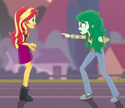 Size: 540x469 | Tagged: safe, screencap, sunset shimmer, wallflower blush, equestria girls, equestria girls specials, g4, my little pony equestria girls: better together, my little pony equestria girls: forgotten friendship, cropped