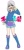 Size: 677x1400 | Tagged: safe, artist:nekojackun, trixie, equestria girls, g4, anime, clothes swap, crossover, tejina senpai