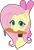 Size: 1324x1943 | Tagged: safe, artist:taytinabelle, part of a set, fluttershy, pegasus, pony, g4, animal costume, blushing, bunny costume, bunny ears, bunnyshy, bust, carrot, choker, chokershy, clothes, collar, costume, cute, ear fluff, female, food, herbivore, looking at you, mare, mouth hold, shyabetes, simple background, solo, transparent background