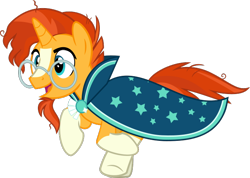 Size: 646x460 | Tagged: safe, artist:oatscene, sunburst, pony, g4, simple background, solo, transparent background, vector