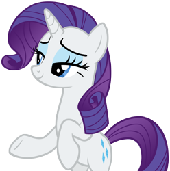 Size: 7750x7800 | Tagged: safe, artist:andoanimalia, rarity, pony, unicorn, g4, she's all yak, bipedal, cute, female, fit right in, helping hoof, hind legs, mare, raribetes, simple background, smiling, solo, transparent background, vector