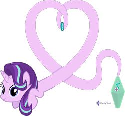 Size: 4311x4000 | Tagged: safe, artist:parclytaxel, starlight glimmer, genie, genie pony, pony, unicorn, g4, .svg available, absurd resolution, bottle, bracelet, elastic, female, geniefied, heart, jewelry, long glimmer, long pony, looking at you, mare, simple background, smiling, smiling at you, solo, stretchy, transparent background, vector