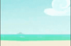 Size: 276x178 | Tagged: safe, screencap, derpy hooves, aww... baby turtles, equestria girls, g4, my little pony equestria girls: better together, animated, beach, boat, clothes, cropped, gif, shorts, shrug, solo focus, swimsuit, time-lapse, whatever