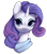 Size: 1220x1394 | Tagged: safe, artist:dammmnation, rarity, pony, unicorn, g4, bust, clothes, cute, female, mare, portrait, raribetes, simple background, solo, transparent background