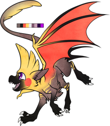 Size: 838x955 | Tagged: safe, artist:velnyx, oc, oc only, oc:teal, dragon, hippogriff, hybrid, simple background, solo, transparent background