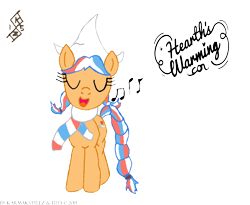 Size: 2573x2112 | Tagged: safe, artist:dassboshit, oc, oc only, oc:ember, oc:ember (hwcon), pony, hearth's warming con, high res, music notes, netherlands, simple background, singing, solo, transparent background