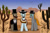 Size: 1280x854 | Tagged: safe, artist:platinumdrop, oc, oc only, oc:platinumdrop, pony, cactus, clothes, cowboy, cowboy hat, desert, hat, male, necktie, poncho, ponified, red dead redemption, red dead redemption 2, stallion, suit, wild west