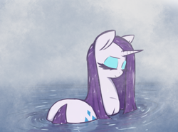 Size: 2155x1600 | Tagged: safe, artist:t72b, rarity, pony, unicorn, g4, bath, bathing, butt, cute, eyes closed, fog, raribetes, rear view, rearity, relaxed, relaxing, sexy, solo, steam, stupid sexy rarity, water, wet, wet mane, wet mane rarity