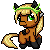 Size: 50x50 | Tagged: safe, artist:alanymph, oc, oc only, oc:willow nymph, pegasus, pony, animated, blinking, female, gif, mare, pegasus oc, pixel art, simple background, sitting, solo, transparent background