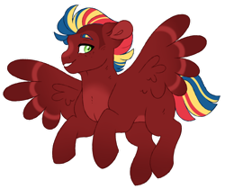 Size: 1280x1074 | Tagged: safe, artist:hauntedphantom, oc, oc only, pegasus, pony, magical gay spawn, offspring, parent:big macintosh, parent:soarin', parents:soarmac, simple background, spread wings, transparent background, wings