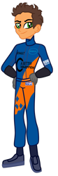 Size: 540x1622 | Tagged: safe, artist:gmaplay, equestria girls, g4, equestria girls-ified, formula 1, lando norris, renault, renault alpine a110, simple background, solo, transparent background