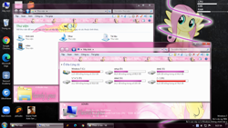 Size: 1360x768 | Tagged: safe, screencap, fluttershy, pegasus, pony, g4, button, desktop, female, google chrome, microsoft, microsoft edge, microsoft windows, vietnamese, windows 7, windows 7 skin