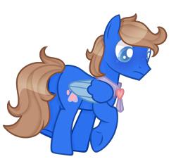 Size: 1714x1552 | Tagged: safe, artist:tired-horse-studios, oc, oc only, pegasus, pony, male, simple background, solo, stallion, transparent background, two toned wings, wings
