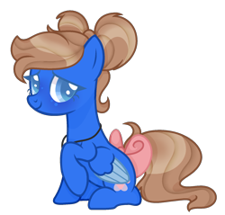 Size: 1565x1496 | Tagged: safe, artist:tired-horse-studios, oc, oc only, pegasus, pony, bow, female, mare, simple background, solo, tail bow, transparent background
