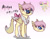 Size: 2132x1668 | Tagged: safe, artist:caramelbolt24, oc, oc only, oc:banana smoothie, cat, cat pony, hybrid, original species, pegasus, pony, bow, bust, cat tail, chest fluff, ear fluff, ear piercing, earring, female, glasses, gradient background, jewelry, leg fluff, mare, pegasus oc, piercing, pink hair, signature, smiling, tail, tail bow, two toned wings, whiskers, wings