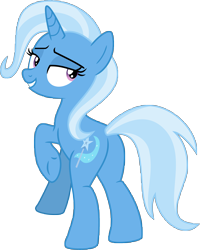 Size: 8386x10490 | Tagged: safe, artist:alandssparkle, edit, trixie, pony, unicorn, g4, absurd resolution, butt, female, plot, simple background, solo, teeth, the great and powerful ass, transparent background, vector