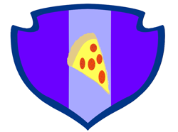 Size: 965x718 | Tagged: artist needed, safe, cutie mark, food, meat, pepperoni, pepperoni pizza, pizza, pizza pie, shield
