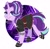 Size: 1358x1338 | Tagged: safe, artist:skylaedits, starlight glimmer, pony, unicorn, g4, clothes, dress, edgelight glimmer, gameloft interpretation, goth, messy mane, smiling, solo