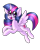 Size: 1280x1595 | Tagged: safe, artist:ladylullabystar, twilight sparkle, alicorn, pony, g4, chibi, simple background, solo, transparent background, twilight sparkle (alicorn)