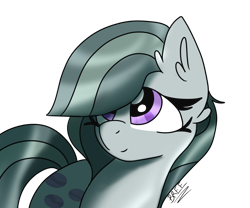 Size: 2458x2048 | Tagged: safe, artist:breebree, marble pie, earth pony, pony, g4, female, high res, looking up, mare, simple background, smiling, solo, transparent background
