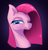 Size: 2000x2100 | Tagged: safe, artist:aquaticvibes, pinkie pie, earth pony, pony, g4, dark, female, gradient background, high res, mare, pinkamena diane pie, solo