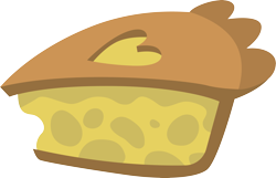 Size: 4647x3000 | Tagged: safe, artist:cloudy glow, g4, the break up breakdown, .ai available, food, high res, no pony, pie, simple background, transparent background, vector