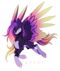 Size: 1695x2016 | Tagged: safe, artist:minelvi, oc, oc only, pegasus, pony, colored hooves, ear fluff, eyelashes, pegasus oc, signature, simple background, solo, transparent background, wings