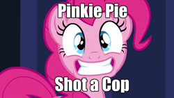 Size: 1920x1080 | Tagged: safe, screencap, pinkie pie, earth pony, pony, g4, caption, image macro, looking at you, smiling, smiling at you, solo, text