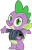 Size: 1280x1972 | Tagged: safe, artist:andoanimalia, artist:php170, edit, edited screencap, screencap, spike, dragon, fallout equestria, g4, clothes, fallout, jumpsuit, looking at you, male, not a vector, open mouth, pipboy, simple background, solo, transparent background, vault suit, vector, waving, waving at you