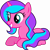 Size: 4037x4000 | Tagged: safe, artist:melisareb, oc, oc only, oc:magic dash, pony, unicorn, absurd resolution, female, full body, grin, horn, inkscape, lying down, mare, prone, show accurate, simple background, smiling, solo, tail, transparent background, two toned mane, two toned tail, unicorn oc, vector