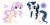 Size: 775x393 | Tagged: safe, artist:xxcheerupxxx, oc, oc:iris dawn, oc:starry spring, pony, unicorn, base used, female, magical lesbian spawn, mare, offspring, parent:fluttershy, parent:twilight sparkle, parents:twishy, simple background, transparent background