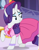 Size: 1174x1501 | Tagged: safe, screencap, rarity, pony, unicorn, g4, no second prances, beautiful, bracelet, carousel boutique, clothes, cropped, cute, dress, female, flower, jewelry, lidded eyes, mare, necklace, raised hoof, raribetes, rose, smiling, solo, teeth
