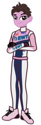 Size: 538x1642 | Tagged: safe, artist:gmaplay, equestria girls, g4, aston martin, aston martin one 77, clothes, crossed arms, equestria girls-ified, formula 1, lance stroll, looking at you, male, shoes, simple background, solo, transparent background, vector