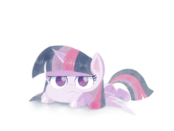 Size: 2224x1668 | Tagged: safe, artist:pitybug, twilight sparkle, alicorn, pony, g4, g4.5, my little pony: pony life, angry, cute, female, horn, looking at you, madorable, mare, simple background, solo, twilight sparkle (alicorn), white background, wings