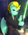 Size: 4500x5500 | Tagged: safe, artist:felixf, lightning dust, pegasus, anthro, g4, background pony, crossover, female, jedi, jedi knight, lightsaber, star wars, weapon