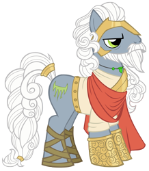 Size: 5300x6090 | Tagged: safe, artist:andoanimalia, gameloft, idw, king diomedes, earth pony, pony, thracian, g4, my little pony: magic princess, absurd resolution, idw showified, male, simple background, solo, stallion, transparent background, vector