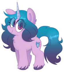 Size: 1666x1880 | Tagged: safe, artist:saveraedae, izzy moonbow, pony, unicorn, g5, chest fluff, cute, female, izzybetes, looking at you, mare, simple background, smiling, solo, transparent background, unshorn fetlocks