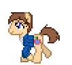 Size: 106x96 | Tagged: safe, artist:amgiwolf, oc, oc only, oc:applewolf, earth pony, pony, animated, base used, clothes, colored hooves, earth pony oc, gif, male, pixel art, simple background, smiling, solo, stallion, transparent background, walking